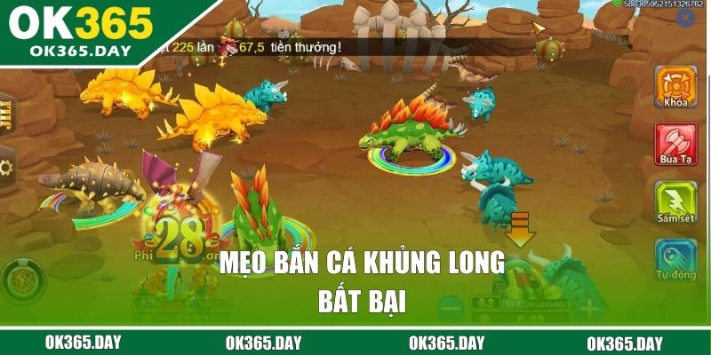 Mẹo Bắn Cá Khủng Long bất bại